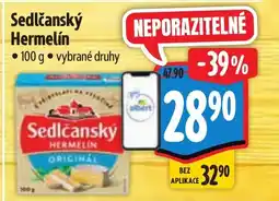 Albert Sedlčanský Hermelín nabídka