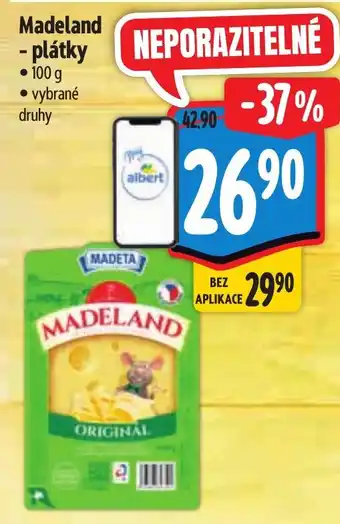 Albert Madeta Madeland - plátky nabídka