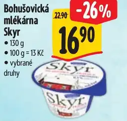 Albert Bohušovická mlékárna Skyr nabídka