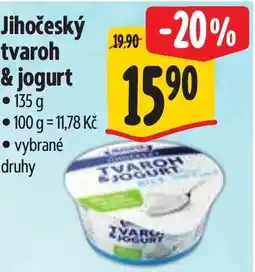 Albert Madeta Jihočeský tvaroh & jogurt nabídka