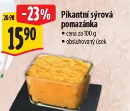 Albert Pikantní sýrová pomazánka nabídka