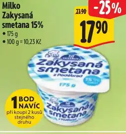 Albert Milko Zakysaná smetana 15% nabídka