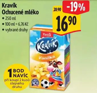 Albert Kravík Ochucené mléko nabídka