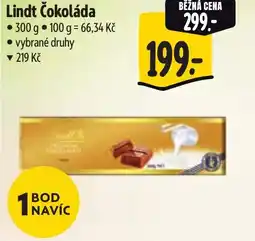 Albert Lindt Čokoláda nabídka