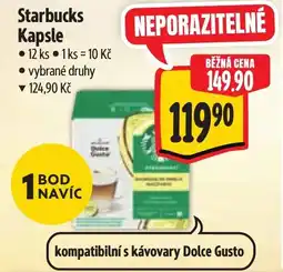 Albert Starbucks Kapsle nabídka
