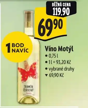Albert Víno Motýl nabídka