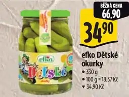 Albert Efko Dětské okurky nabídka