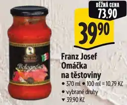 Albert Franz Josef Omáčka na těstoviny nabídka
