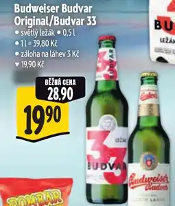 Albert Budweiser Budvar Original/Budvar 33 nabídka