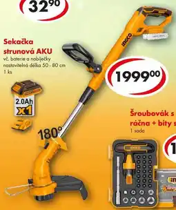 CBA Sekačka strunová AKU nabídka