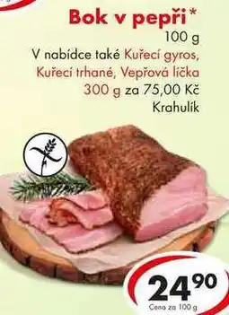 CBA Bok v pepři nabídka