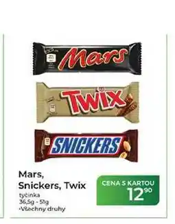 Tamda Foods Mars TWIX SNICKERS Mars, Snickers, Twix tyčinka 36,5g-51g nabídka