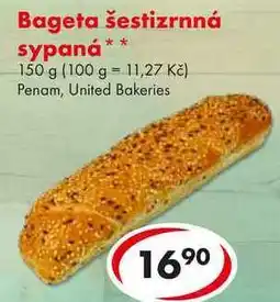 CBA Bageta šestizrnná sypaná nabídka