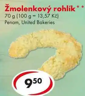 CBA Žmolenkový rohlík nabídka