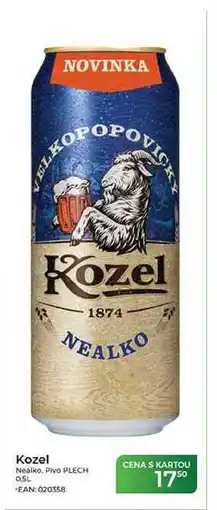 Tamda Foods Kozel Nealko. Pivo nabídka