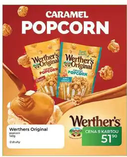 Tamda Foods Werthers Original popcorn nabídka