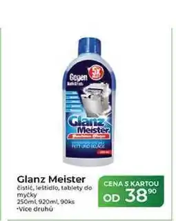 Tamda Foods Glanz Meister čistič, leštidlo, tablety do myčky 250ml 920ml, 90ks nabídka