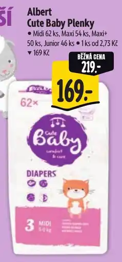Albert Albert Cute Baby Plenky nabídka