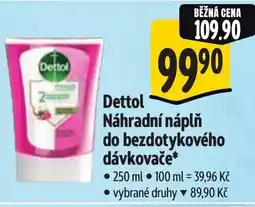 Albert Dettol Náhradní náplň do bezdotykového dávkovače nabídka