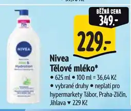 Albert Nivea Tělové mléko nabídka