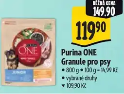 Albert Purina ONE Granule pro psy nabídka