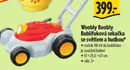 Albert Woobly Boobly Bublifuková sekačka se světlem a hudbou nabídka