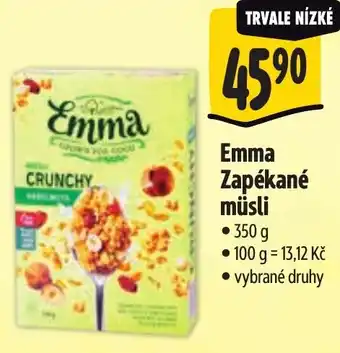 Albert Emma Zapékané müsli nabídka