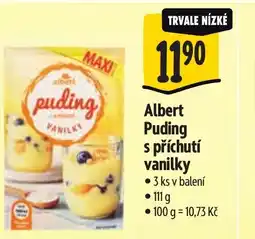 Albert Albert Puding s příchutí vanilky nabídka