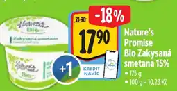 Albert Nature's Promise Bio Zakysaná smetana 15% nabídka
