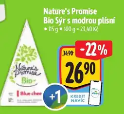 Albert Nature's Promise Bio Sýr s modrou plísní nabídka
