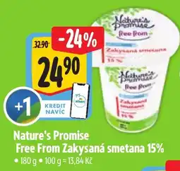 Albert Nature's Promise Free From Zakysaná smetana 15% nabídka