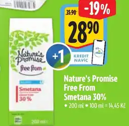 Albert Nature's Promise Free From Smetana 30% nabídka