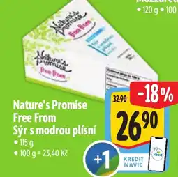 Albert Nature's Promise Free From Sýr s modrou plísní nabídka