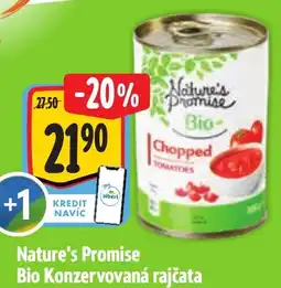 Albert Nature's Promise Bio Konzervovaná rajčata nabídka
