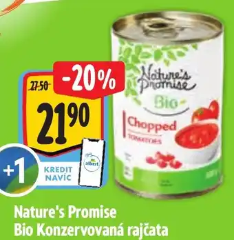 Albert Nature's Promise Bio Konzervovaná rajčata nabídka