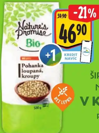 Albert Nature's Promise Bio Pohanka nabídka