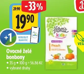 Albert Ovocné želé bonbony nabídka