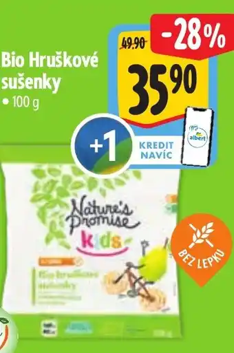 Albert Bio Hruškové sušenky nabídka