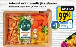Albert Kokosové kuře s basmati rýží a zeleninou nabídka