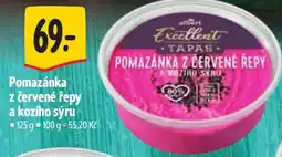 Albert Pomazánka z červené řepy a kozího sýru nabídka