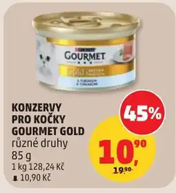 Penny Market Konzervy pro kočky gourmet gold nabídka