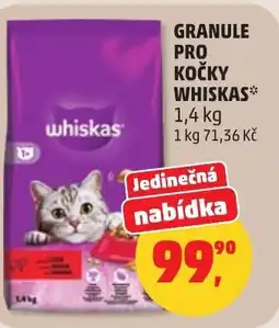 Penny Market Granule pro kočky whiskas nabídka