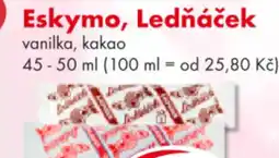 CBA Eskymo, Ledňáček nabídka