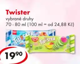 CBA Twister nabídka