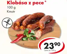 CBA Klobása z pece nabídka