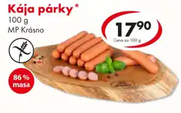 CBA Kája párky nabídka