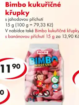 CBA Bimbo kukuřičné křupky nabídka