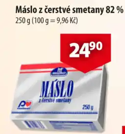 CBA Máslo z čerstvé smetany 82% nabídka