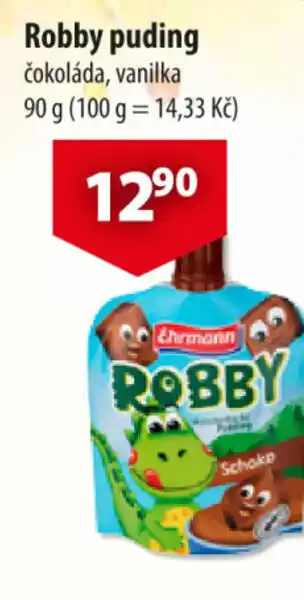 Robby puding čokoláda, vanilka