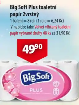 CBA Big Soft Plus toaletní papír 2vrstvý nabídka